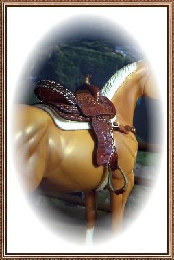 Trophy Barrel Saddle ~ Owned by Karon H. Grieve of Scotland