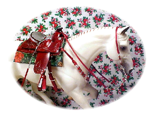 Christmas Saddle Set~Owned By Donna W.